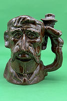 Henry Lawson character jug - Bendigo Pottery circa 1975
