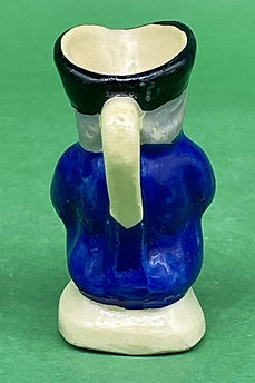 Standing Toby jug miniature blue jacket - England circa 1975