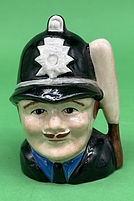Policeman character jug - Audley Porcelain circa 1975