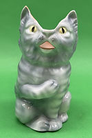 Cat toby jug milk gray - Royal Bayreuth circa 1920