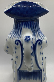 Ordinary Toby jug blue white - Viana Do Castelo circa 1960