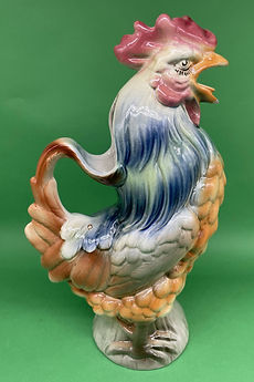Rooster large toby jug - Saint-Clement circa 1905