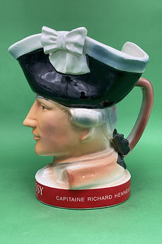 Capitaine Richard Hennessy character jug - Schieffelin & Co circa 1950
