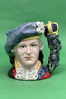 Bonnie Prince Charlie small prototype character jug - Royal Doulton 1990