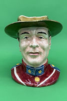 Canadian Mountie character jug extra large - Grimwades circa 1940