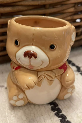 Teddy Bear toby jug - Lefton China 1984