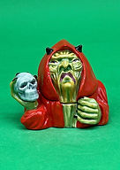 The Warlock face pot red - Kevin Francis circa 2004