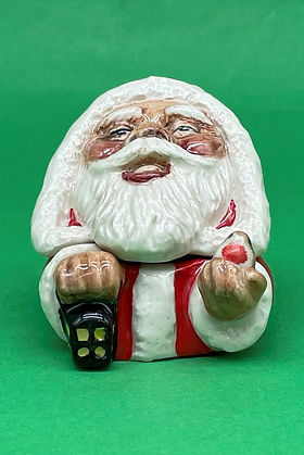 Santa face pot version 5 red - Kevin Francis circa 2006