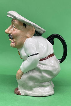 Bowler toby jug - Bairstow Manor Pottery circa 1990