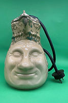 Sunshine Electrix Man character jug - Bendigo Pottery circa 1950