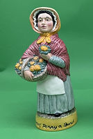 Flower Seller toby jug - Franklin Porcelain 1980