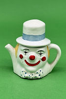 Clown teapot version 2 - Artone Pottery circa 1980