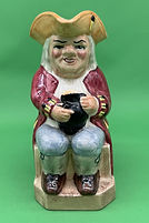 Ordinary Toby jug red - Artone Pottery circa 1960