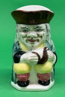 Ordinary Toby jug medium green - Keele Street Pottery circa 1950