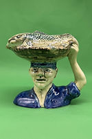 Billingsgate Fish Porter character jug prototype - David Sharp Pottery circa 1990