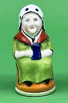 Lady Toby salt shaker - Crown Staffordshire circa 1925