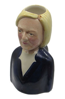 Liz Truss character jug - Bairstow Manor Pottery circa 2022