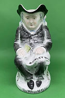 William McKinley toby jug - Edwin Bennet Pottery circa 1896