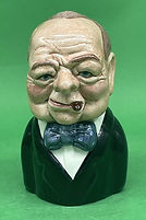 Winston Churchill character jug - Bairstow Manor Pottery circa 2020