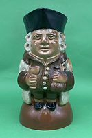 Standing Toby jug stoneware brown/white - Royal Doulton 1924-1929