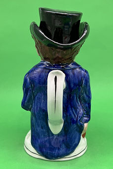 John Bull toby jug black - William Kent circa 1920
