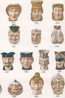 Penguin toby jug - Sarreguemines circa 1910
