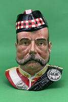 William Grant liquor container field officer's sword handle - Royal Doulton 1987