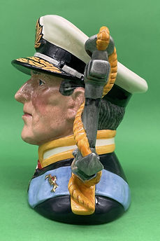 Earl Mountbatten of Burma character jug - Royal Doulton 1993