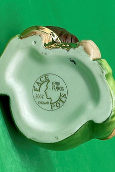 John Lennon face pot version 2 - Kevin Francis circa 2002