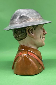 Lest We Forget character jug - Bairstow Manor Pottery 2018