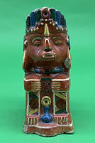Aztec Indian toby jug large - Mexica circa 1970