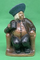 Armchair Toby ashpot stoneware brown advertising - Royal Doulton 1924-1929