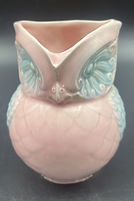 Owl toby jug pink - Dwight C. Holmes circa 1940