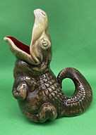 Alligator toby jug - Sarreguemines circa 1910