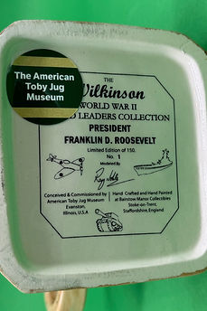 President Franklin D. Roosevelt toby jug - Bairstow Manor Pottery 2015