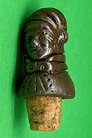 Chimney Sweep bottle stopper - England circa 1920