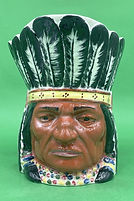 American Indian character jug - Southern Potteries circa 1940