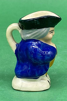 Standing Toby jug miniature blue jacket - England circa 1975