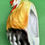 Thumbnail: Rooster wall pocket - Royal Bayreuth circa 1920