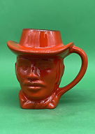 Cowboy character jug - Frankoma Pottery 1977