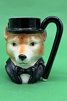 Dressed Fox character jug - Quon-Quon circa 1980