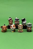 Alice in Wonderland tiny character jug set - Staffordshire Fine Ceramics circa 1975