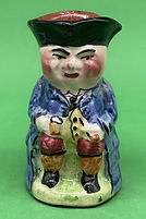 Ordinary Toby jug medium blue - Bovey Tracey Art Pottery circa 1930