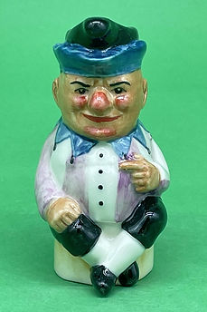 Mr. Punch toby jug - Peggy Davies Ceramics 2007