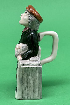 Newspaper Seller toby jug - Old Ellgreave Pottery 1998