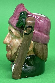 The Lumberjack character jug prototype purple hat colorway - Royal Doulton 1983