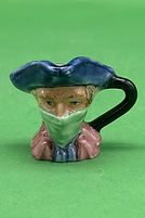 Dick Turpin character jug - Franklin Porcelain 1982