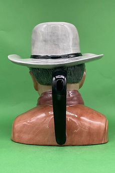 John Wayne character jug - Bairstow Manor Pottery 2003