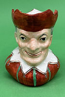 Punch character jug red - William Kent circa 1890