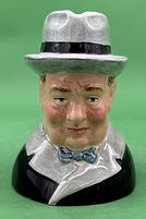 Sir Winston Churchill character jug - Longton New Art Pottery circa 1955
